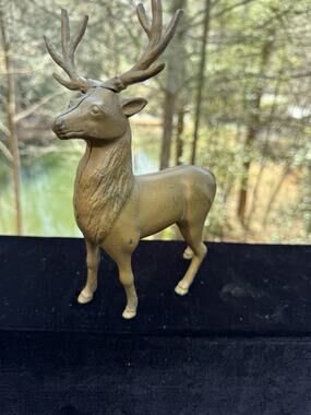 Vintage Cast Iron LARGE STAG BANK Still Coin ARCADE CO. 1920’s -TO3